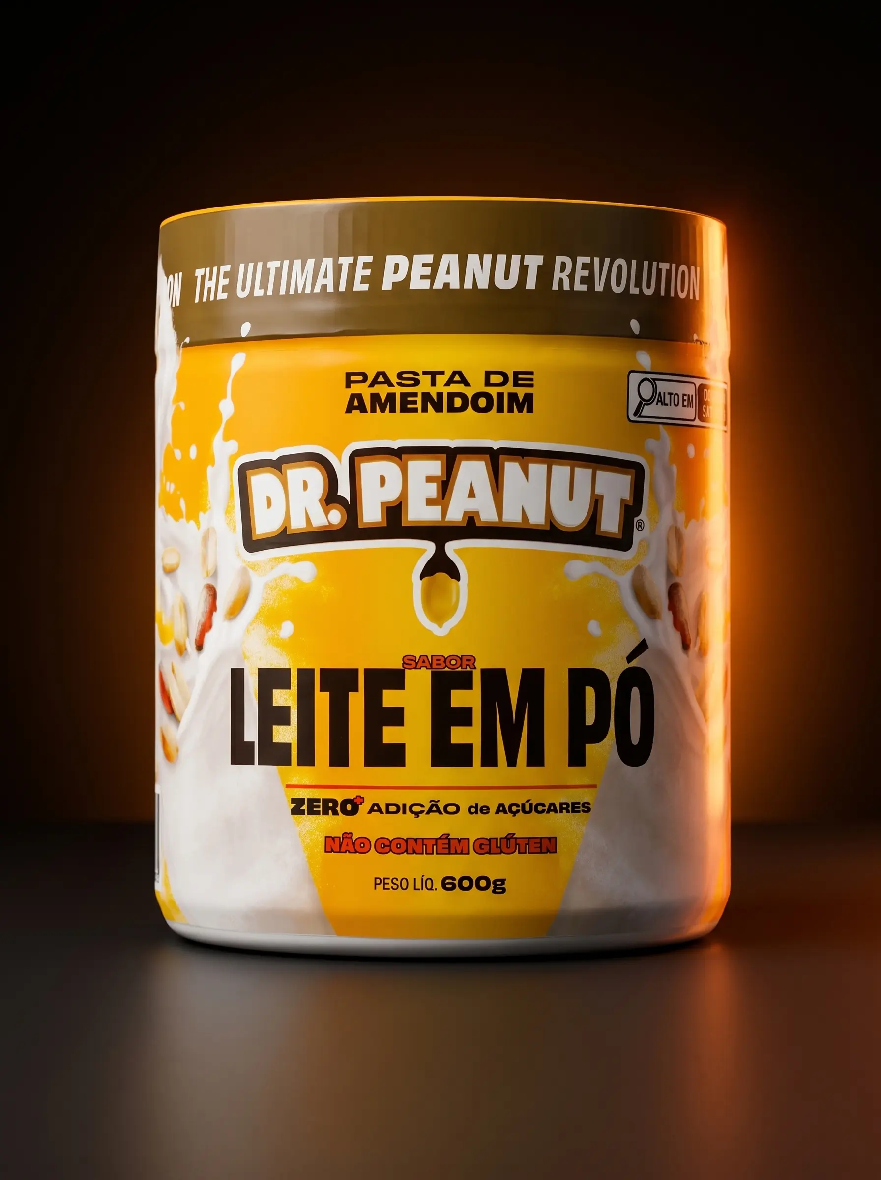 PASTA DE AMENDOIM - LEITE EM PÓ 600 G DR PEANUT