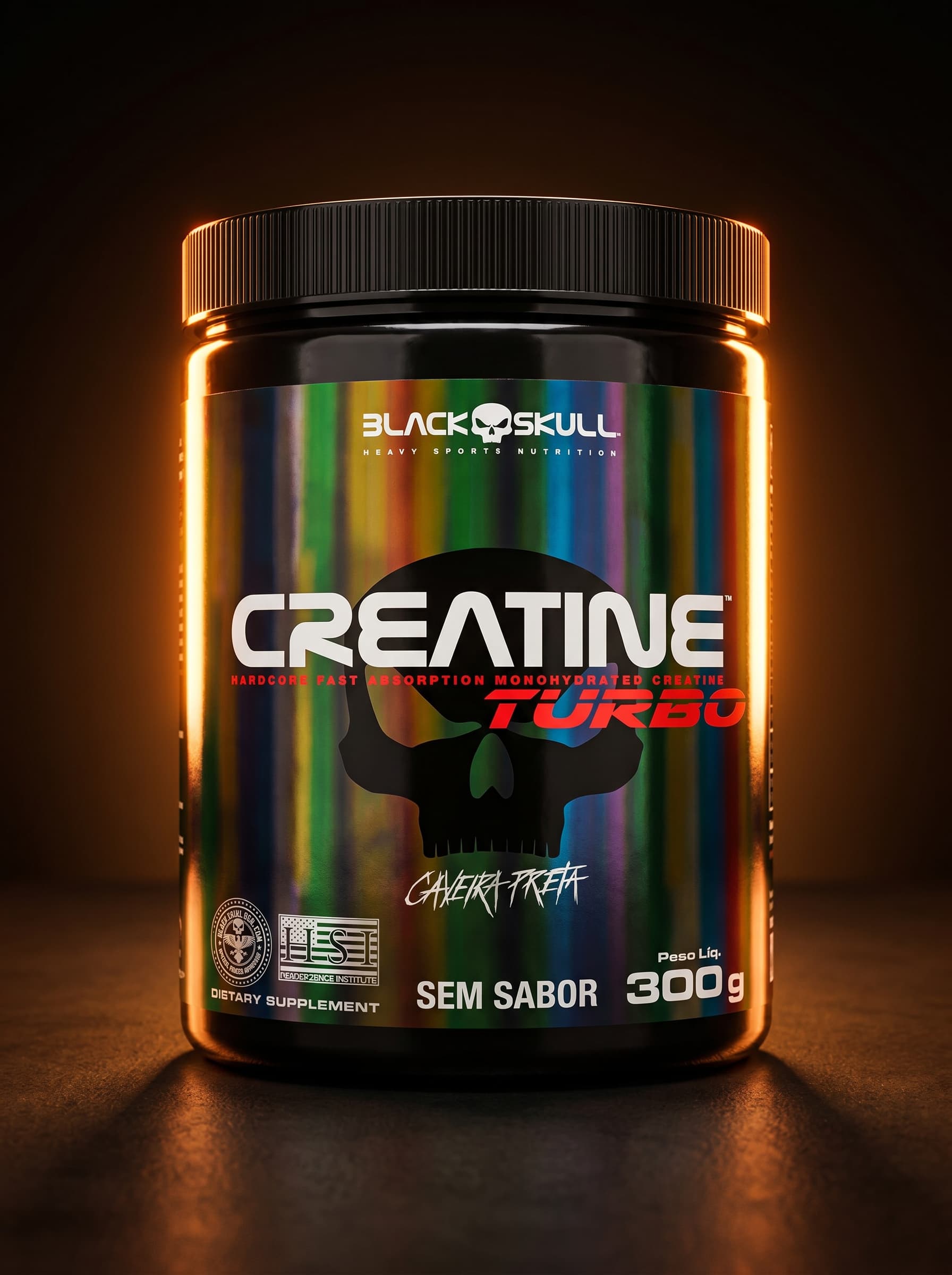 CREATINA TURBO 300 G BLACK SKULL