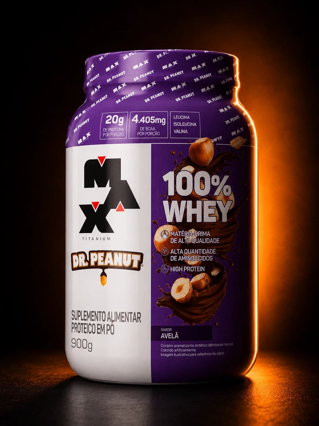 WHEY MAX TITANIUM + DR PEANULT MAX TITANIUM